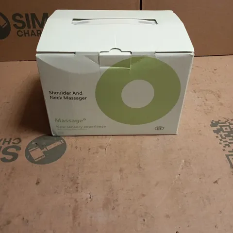 SHOULDER AND NECK MASSAGER DEVICE BOXED
