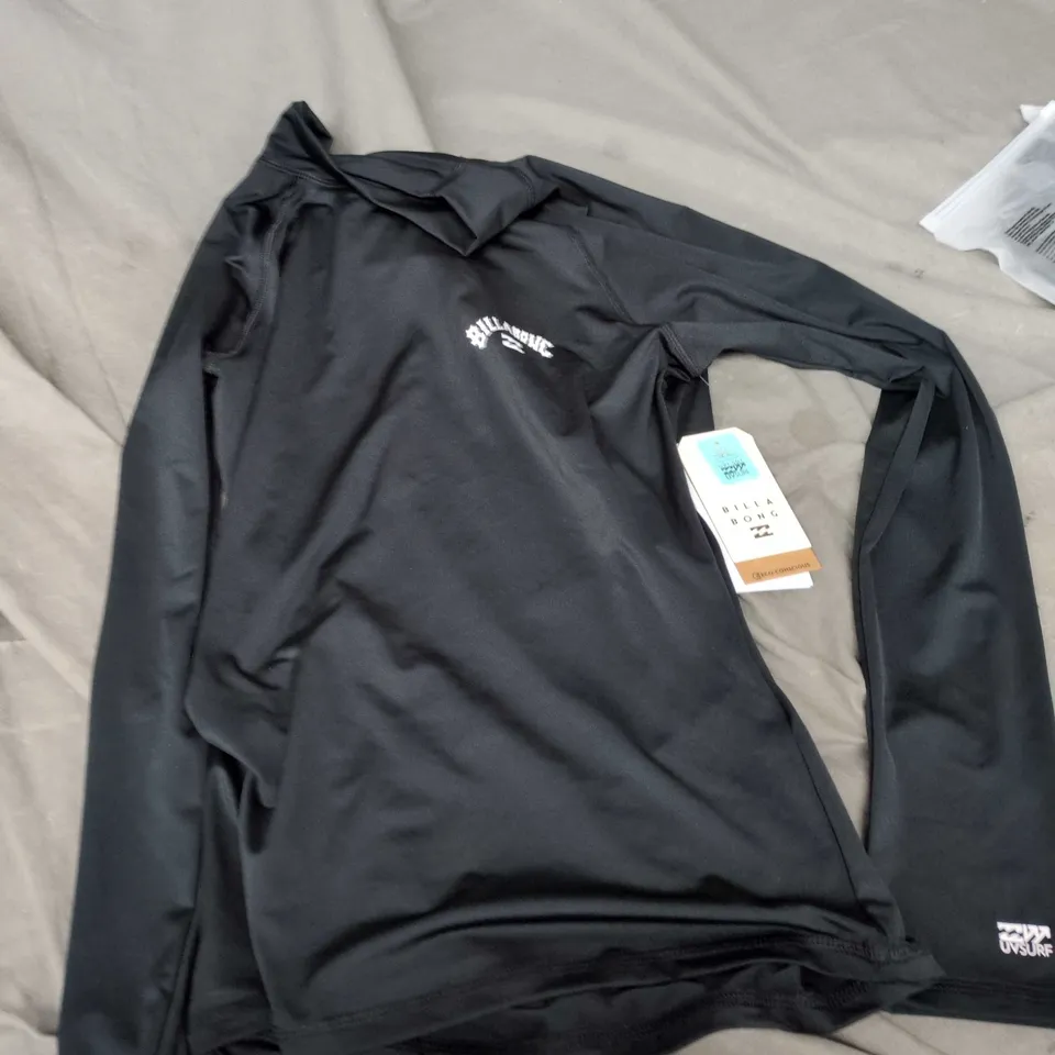 BILLABONG WETSUITS RASHGUARD TOP – BLACK, LARGE BILLABONIC