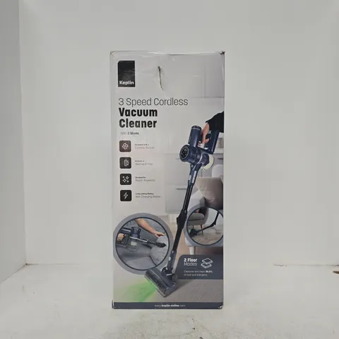 KEPLIN 3 SPEED CORDLESS VACUUM CLEANER – BOXED