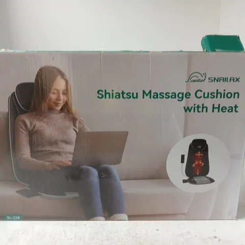 SNAILAX SHIATSU MASSAGE CUSHION WITH HEAT