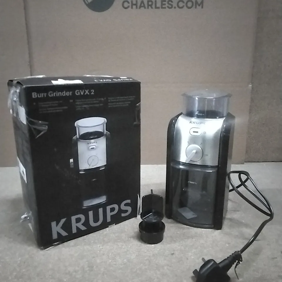 BOXED KRUPS BURR GRINDER