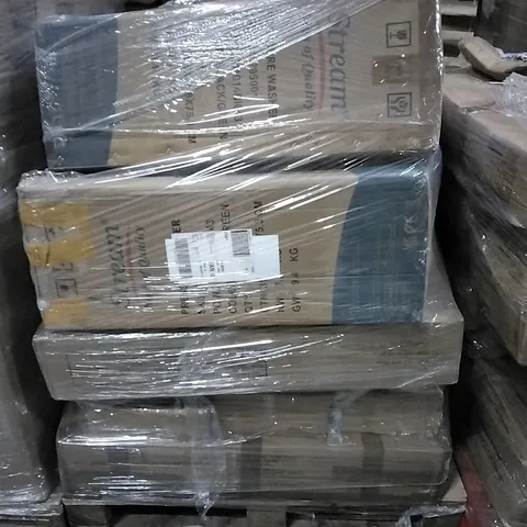 PALLET OF HOUSEHOLD ITEMS TO INCLUDE PRESSURE WASHER, ELECTRIC FRYER, KETTLE AND OTHER ASSORTED ITEMS...