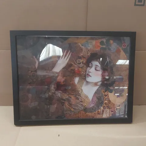 FRAMED 'ASLEEP' BY GUSTAV KLIMT