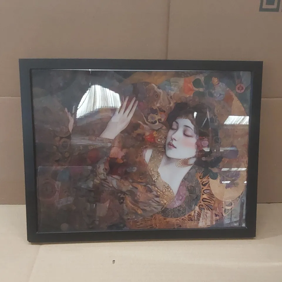 FRAMED 'ASLEEP' BY GUSTAV KLIMT