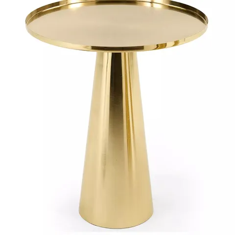 CONICAL SIDE TABLE - BRUSHED GOLD