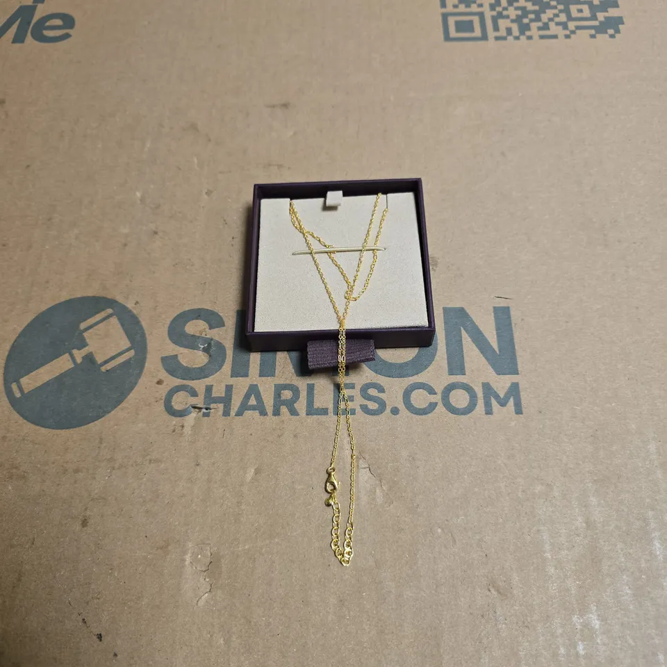MONICA VINADER GOLD-TONE NECKLACE – BOXED