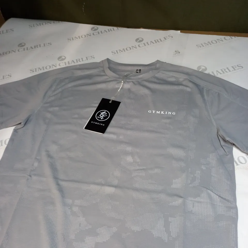 GYMKING DEBOSSED T-SHIRT SIZE S