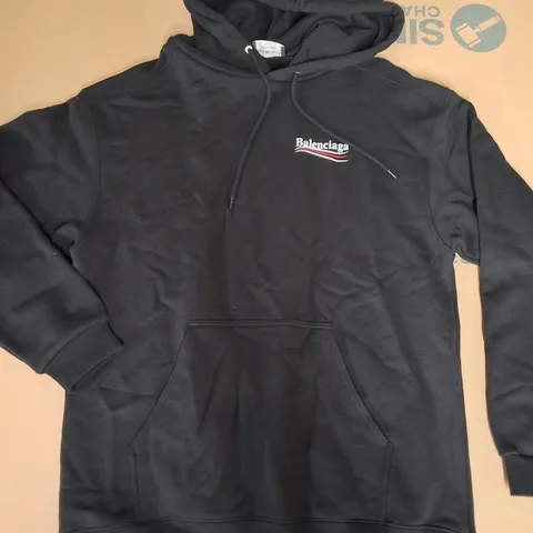 BALENCIAGA WARDROBE UNISEX HOODIE IN BLACK - XS