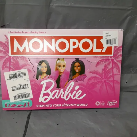 BOXED MONOPOLY BARBIE BOARD GAME 