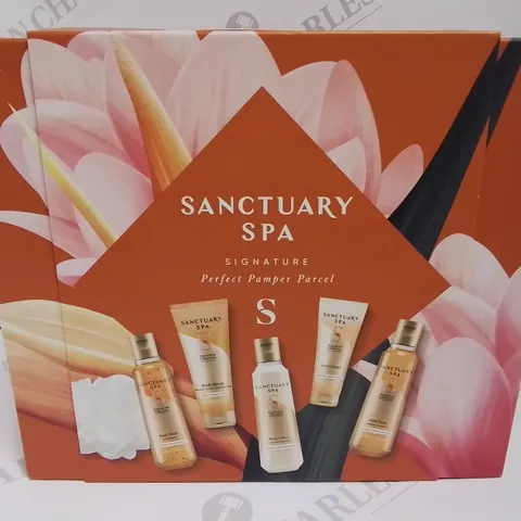 BOXED SANCTUARY SPA SIGNATURE PERFECT PAMPER PARCEL GIFT SET
