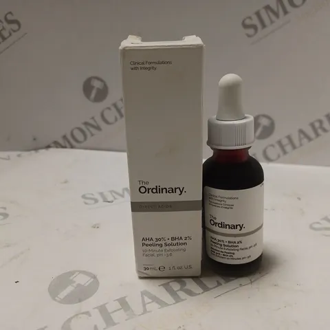 BOXED THE ORDINARY AHA 30% BHA 2% PEELING SOLUTION - 30ML