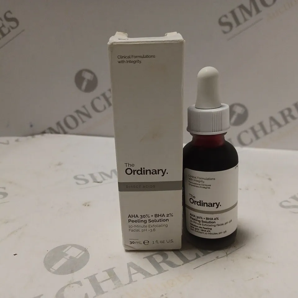 BOXED THE ORDINARY AHA 30% BHA 2% PEELING SOLUTION - 30ML
