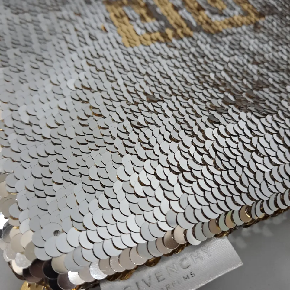 GIVENCHY PARFUMS WASH BAG - SILVER AND GOLD