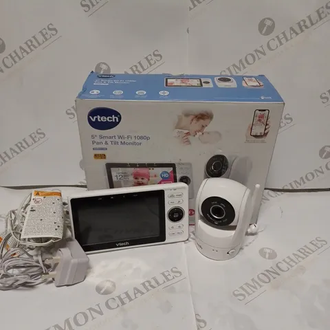 VTECH 5" SMART WIFI 1080P PAN & TILT MONITOR