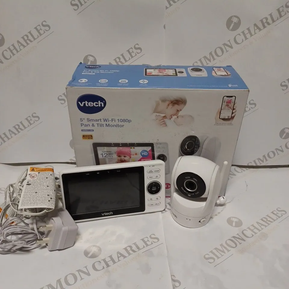 VTECH 5" SMART WIFI 1080P PAN & TILT MONITOR 