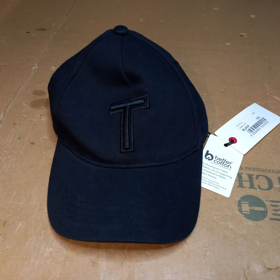 TED BAKER LONDON BASEBALL CAP - BLACK