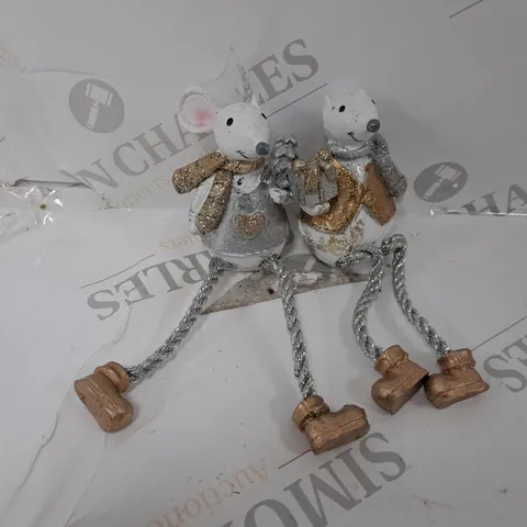 POLYRESIN MICE MIX WITH LONG LEGS