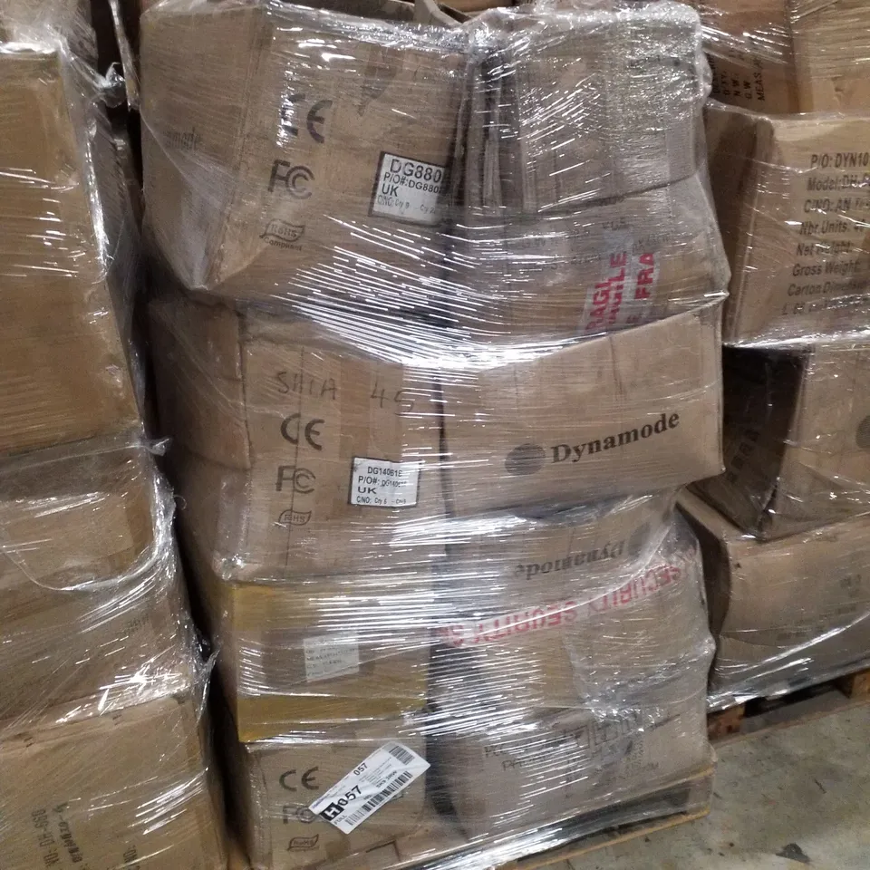 PALLET CONTAINING ASSORTED PRODUCTS INCLUDING SATA DATA CABLES & 10/100MBPS NETWORK ADAPTERS