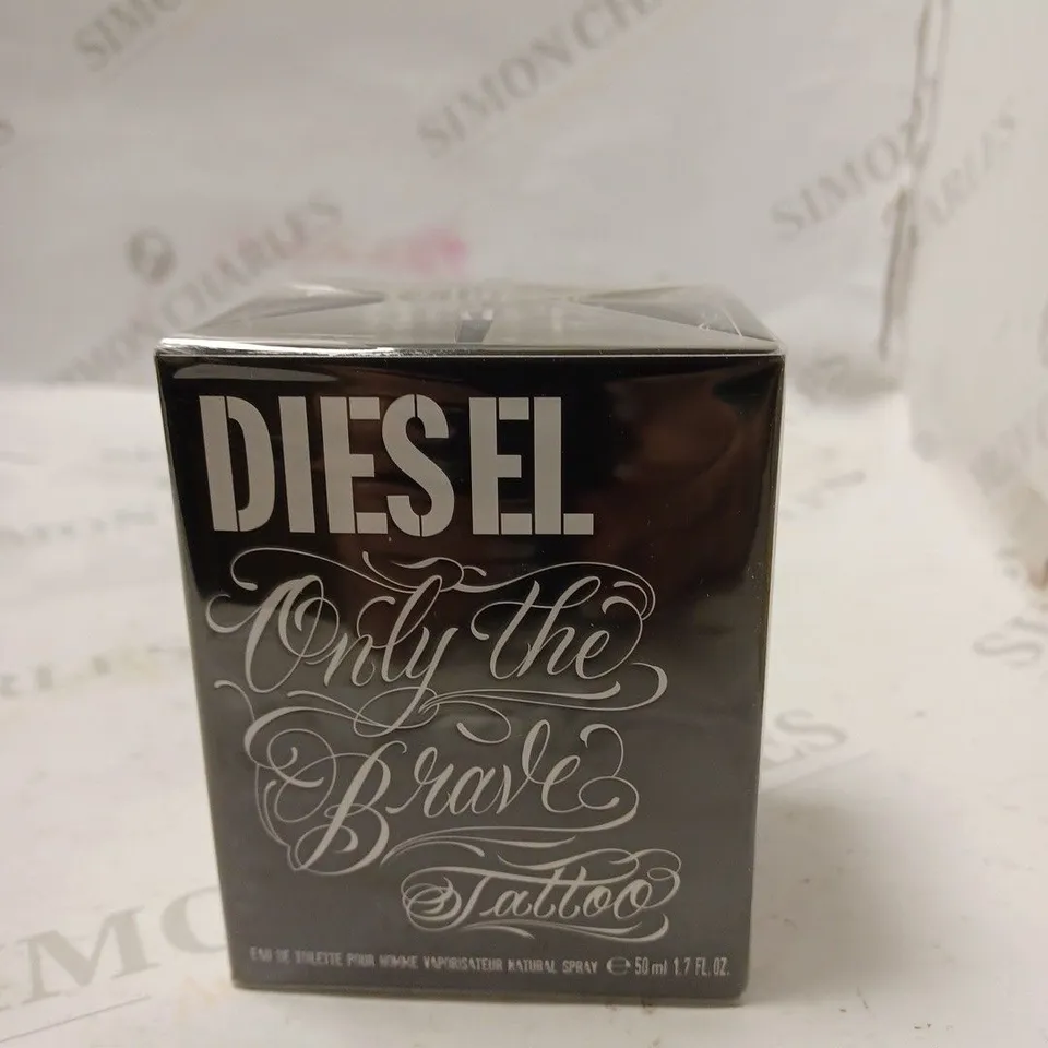 BOXED AND SEALED DIESEL ONLY THE BRAVE TATTOO EAU DE TOILETTE 50ML