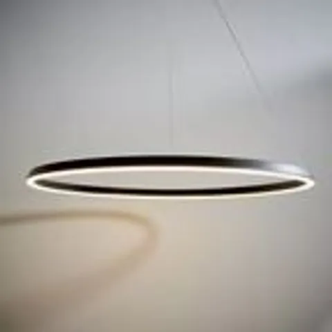 BOXED ENDON STATEN LED 1 LIGHT PENDANT BLACK WHITE