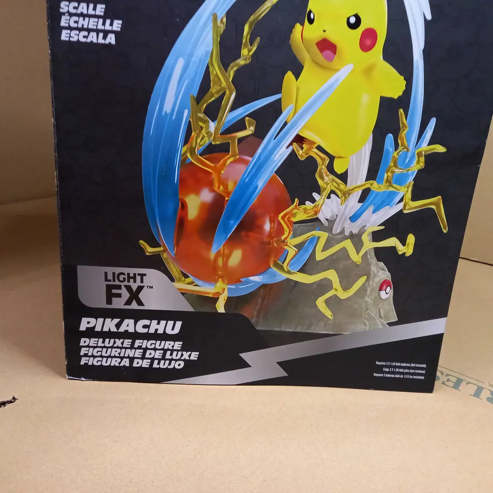 BOXED POKEMMON PIKACHU DELUXE FIGURE