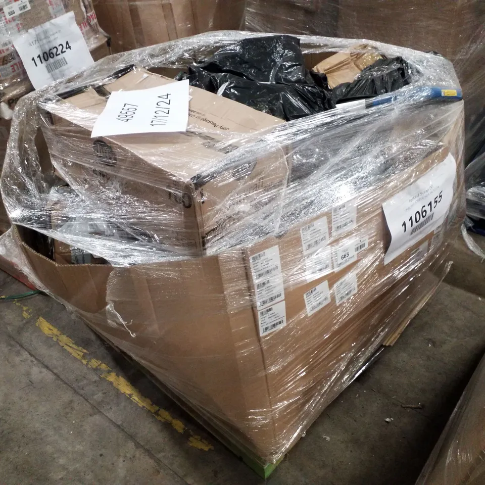 PALLET OF APPROXIMATELY 19 UNPROCESSED RAW RETURN HOUSEHOLD AND ELECTRICAL GOODS TO INCLUDE;