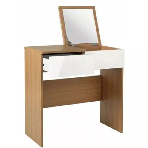 BRAND NEW BOXED MALIBU DRESSER & MIRROR SET OAK WHITE (1 BOX)