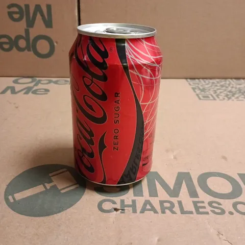 TOTE OF APPROXIMATELY 15 CANS OF COCA COLA ZERO SUGAR 330ML PER CAN