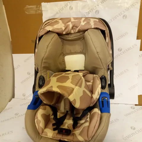 MY BABIIE DANI DYER ROSE GOLD GIRAFFE TRAVEL SYSTEM [COLLECTION ONLY]