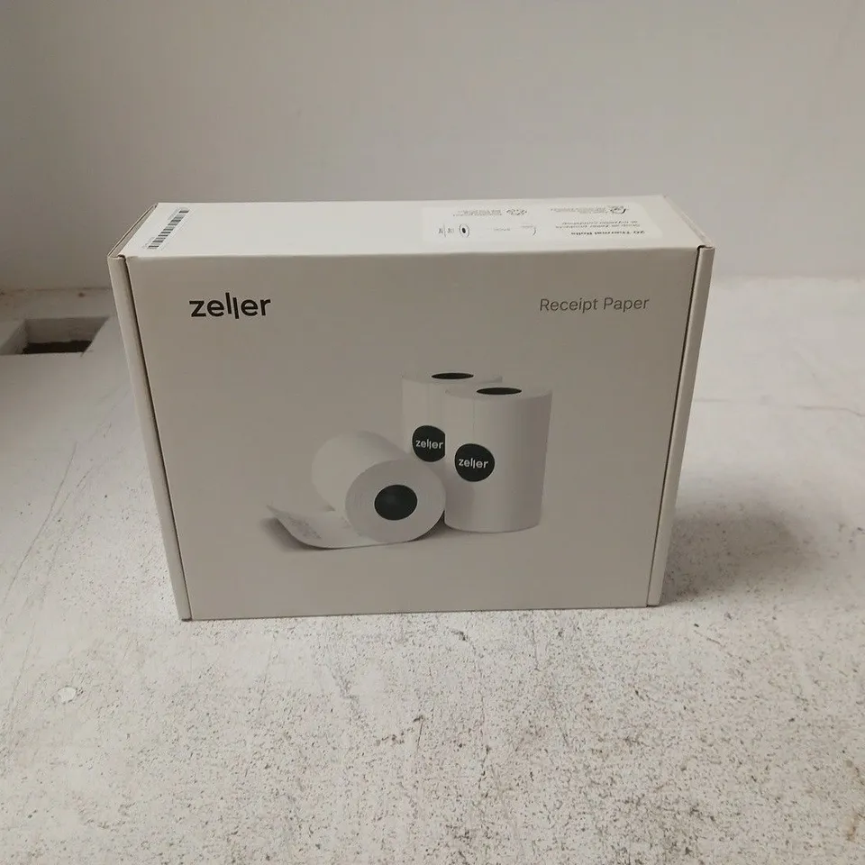 ZELLER RECEIPT PAPER – 20 THERMAL ROLLS (BOXED)