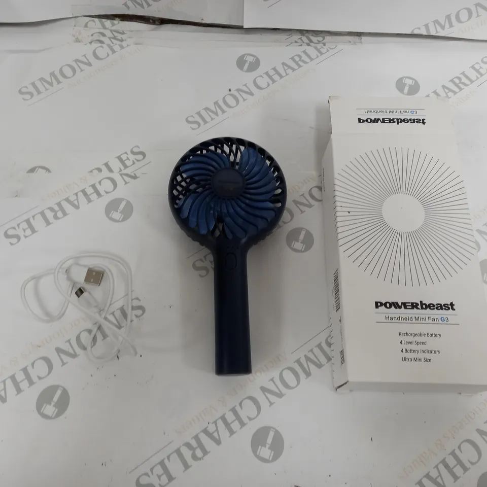 POWERBEAST MINI HANDHELD FAN 