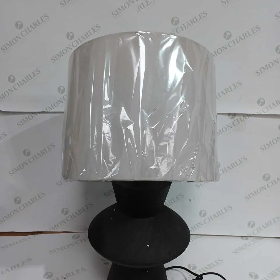 K BY KELLY HOPPEN TABLE LAMP WITH LINEN SHADE