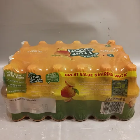 24 X SEALED FRUIT SHOOT JUICE DRINKS - ORANGE - 24 X 200ML - COLLECTION ONLY 