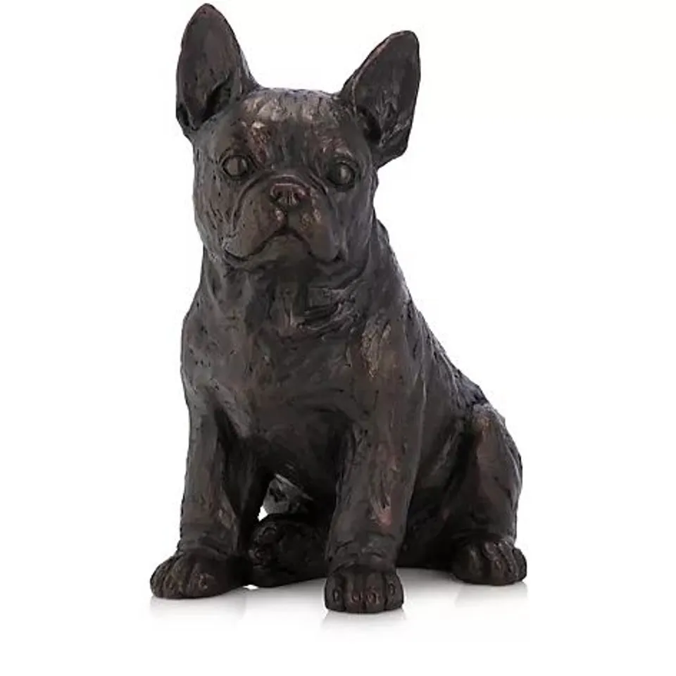 GARDEN REFLECTIONS RALPHIE THE FRENCH BULLDOG DOG SCULPTURE