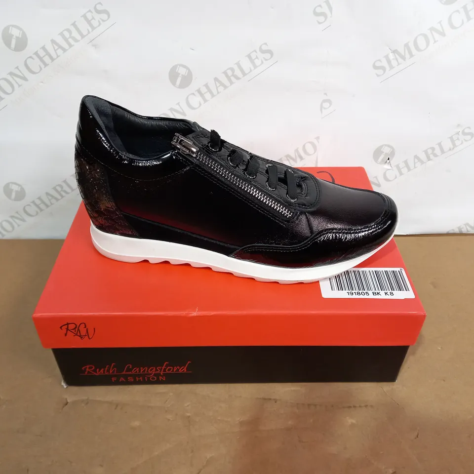 BOXED PAIR OF RUTH LANGSFORD SHOES - SIZE 41
