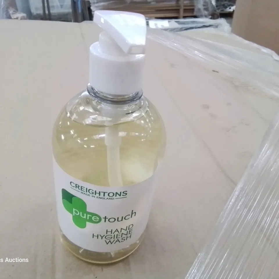 PALLET OF APPROXIMATELY 75 CASES EACH CONTAINING 12 × 500ml CREIGHTONS PURE TOUCH HAND HYGIENE GEL 