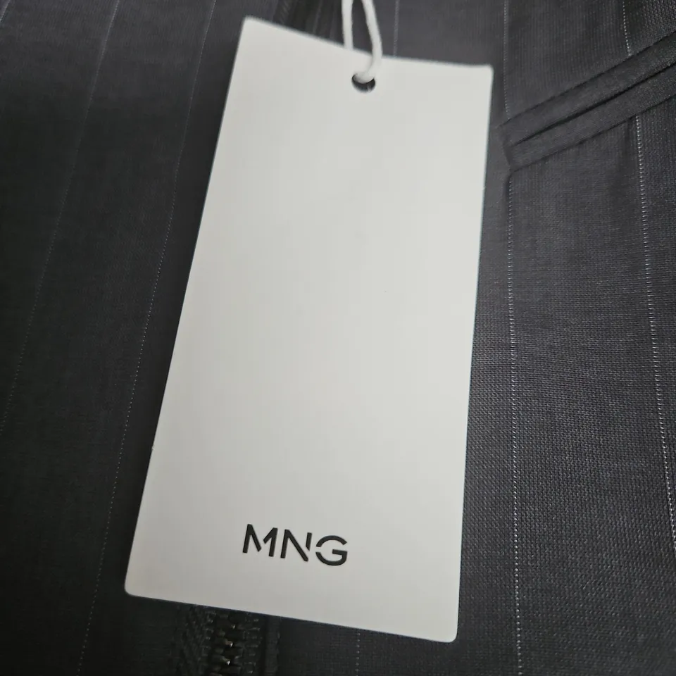 MANGO GREY PIN STRIPE JACKET SIZE SMALL WITH TAGS