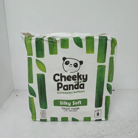 CHEEKY PANDA SILKY SOFT TOILET TISSUE, 3 PLY, BAMBOO, 200 SHEETS – PACK OF 1