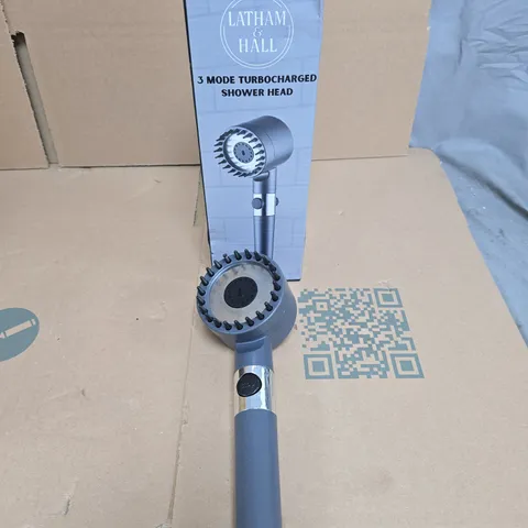 LATHAM & HALL 3-MODE TURBOCHARGED SHOWER HEAD