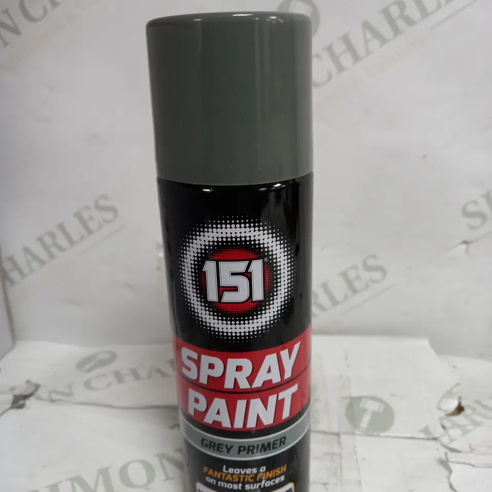 BOX OF 12 X 151 GREY PRIMER SPRAY PAINT 