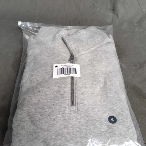 BAGGED HOLLISTER 1/4 ZIP FLEECE - SIZE M