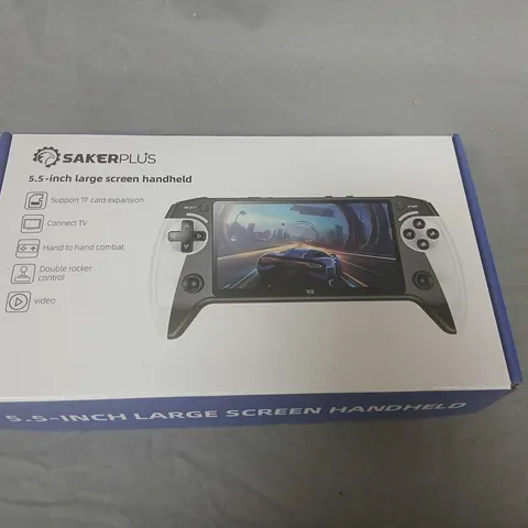 SAKERPLUS 5.5-INCH HANDHELD CONSOLE – X9, BOXED