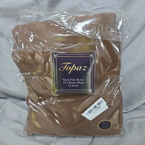TOPAZ SILKY FEEL BLACK OUT CURTAINS - 90 X 90"
