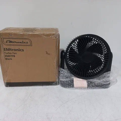 EMTRONICS TURBO FAN IN BLACK - EM8TFB