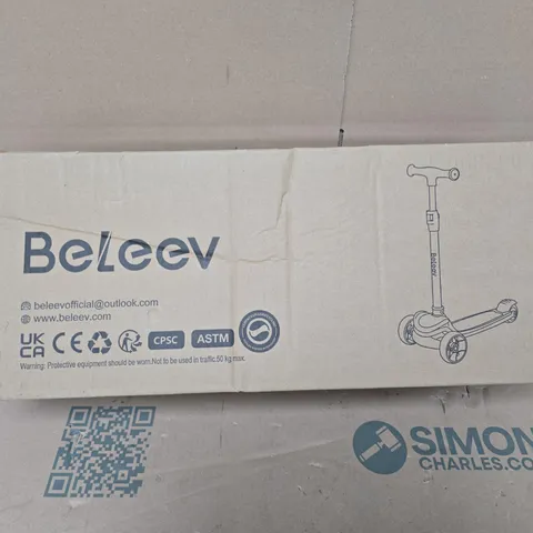 BELEEV CHILDS SCOOTER AGE 3+
