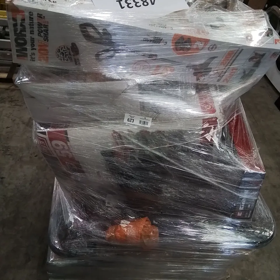 PALLET OF APPROXIMATELY UNPROCESSED RAW RETURN HOUSEHOLD AND ELECTRICAL GOODS TO INCLUDE;