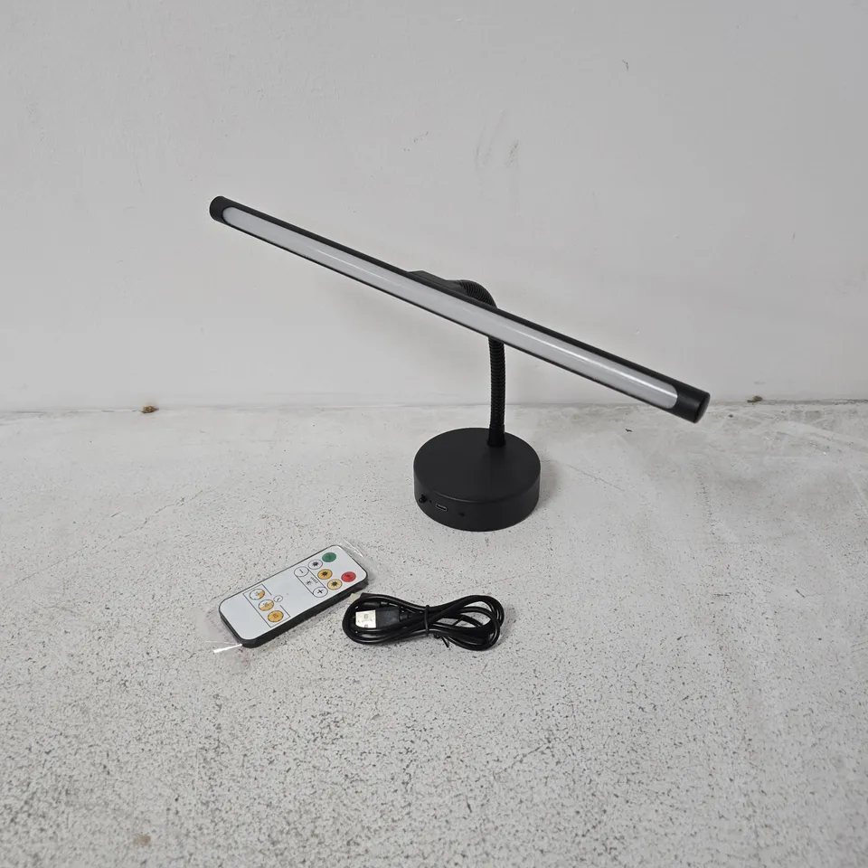 LED BAR DESK LAMP WITH REMOTE – BLACK