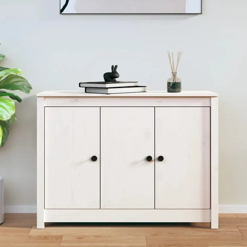 BOXED PORTILLO 100cm WIDE SOLID PINE SIDEBOARD (1 BOX)