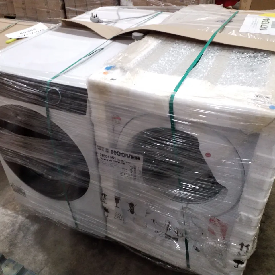 PALLET OF APPROXIMATELY 4 UNPROCESSED RAW RETURN WHITE GOODS TO INCLUDE;