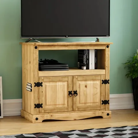 BOXED RECDO TV STAND FOR TVS UP TO 32" - PINE